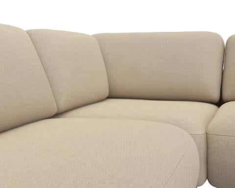 neutra sectional boucle sofa