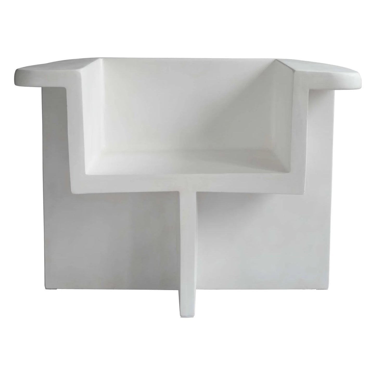 brutalità minimalist lounge chair