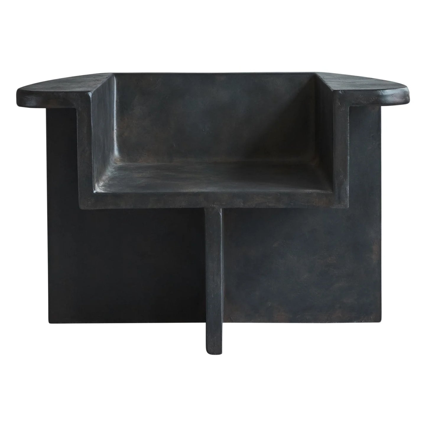 brutalità minimalist lounge chair