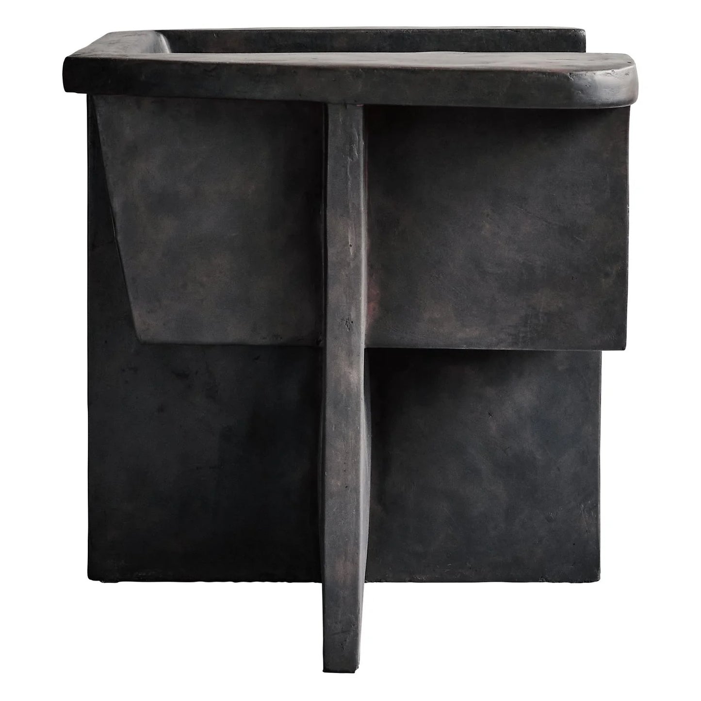 brutalità minimalist lounge chair