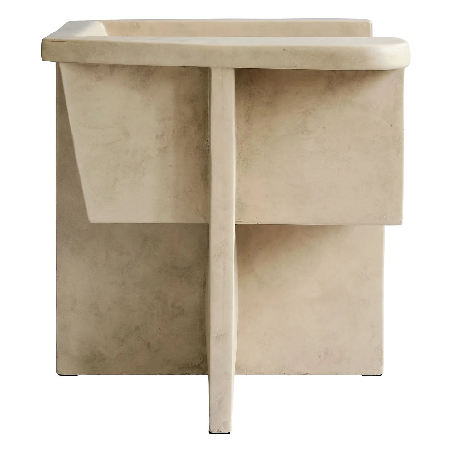 brutalità minimalist lounge chair