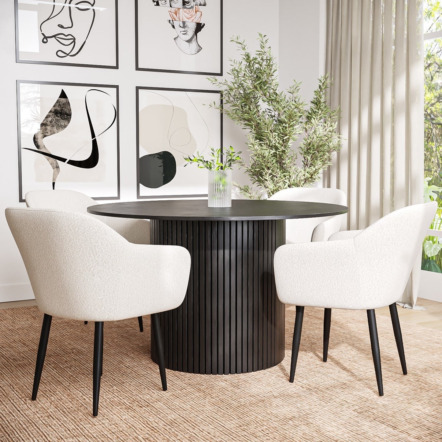cenare boucle armchair