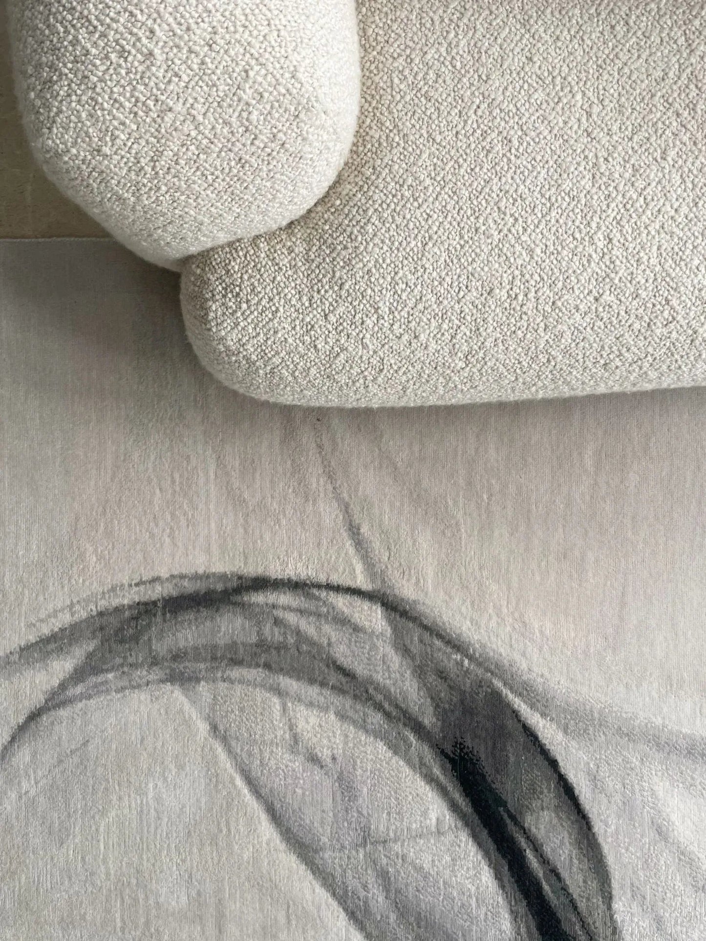 Santuario Boucle L - Shaped Sectional Sofa - DorsaSantuario Boucle L - Shaped Sectional Sofa