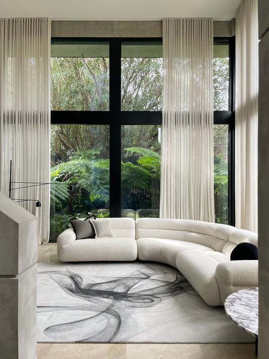 santuario "L" shaped sectional sofa