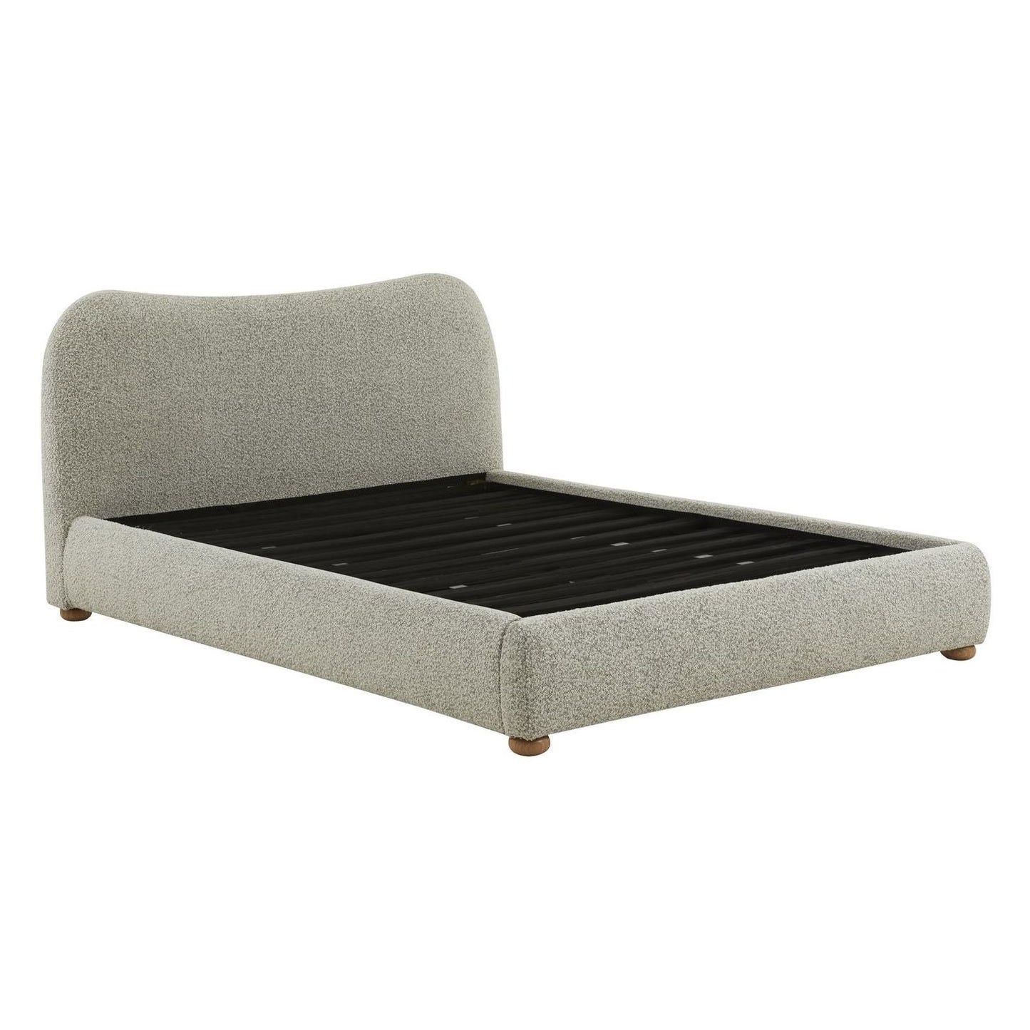 sbalorditiva king boucle bedframe