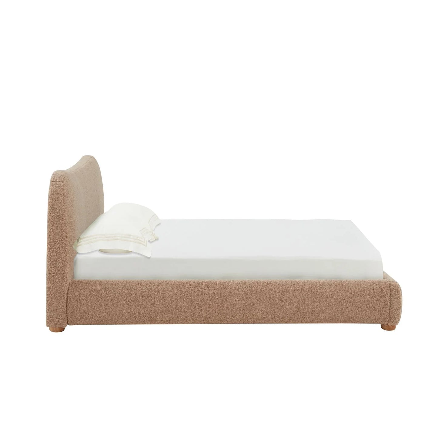 sbalorditiva king boucle bedframe