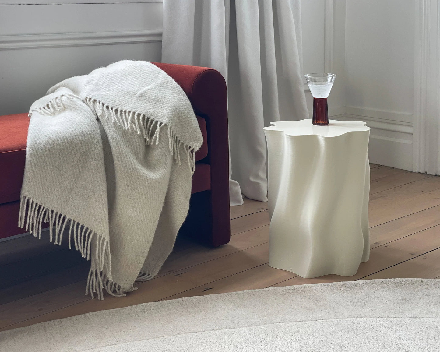 Volteggiare Cement Side Table