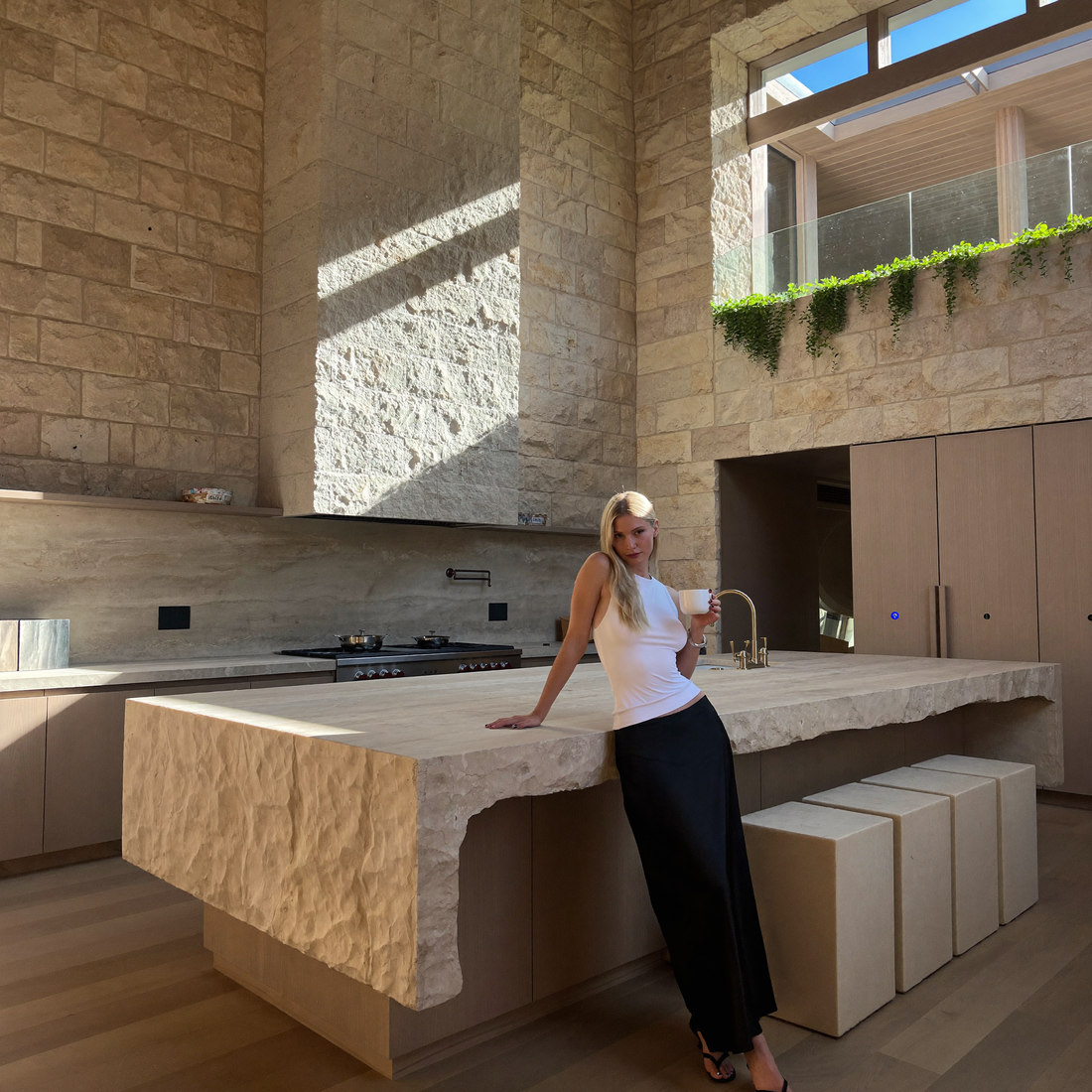 Luxury apartment combining curated furniture with tailored design decisions