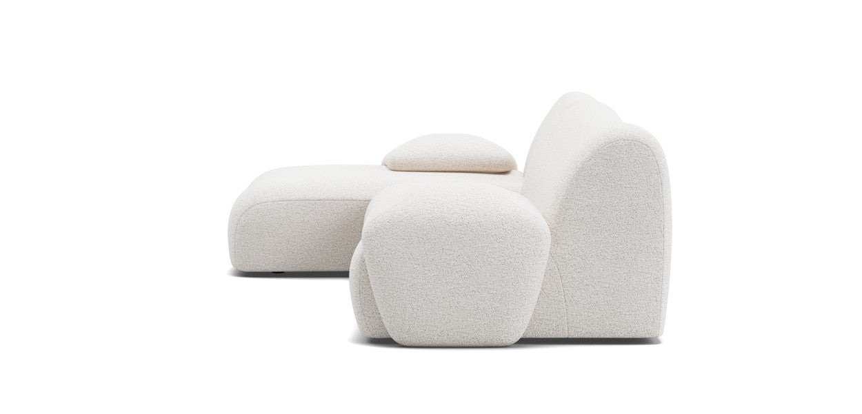 nonno sectional boucle sofa