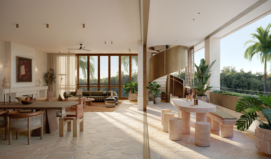 Beachfront Garden Residence