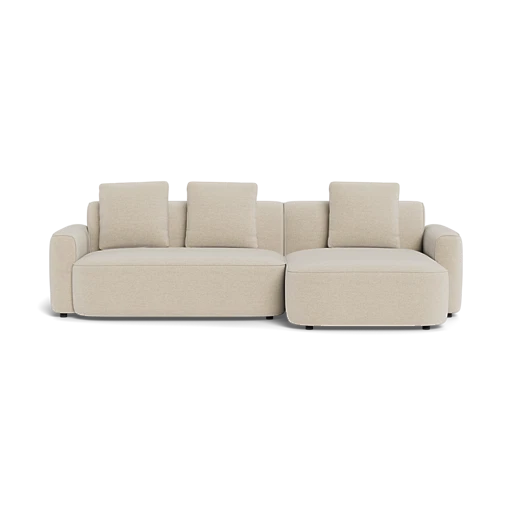 neutra sectional boucle sofa