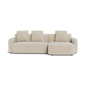 neutra sectional boucle sofa