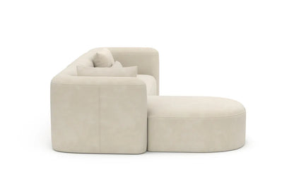 neutra sectional boucle sofa