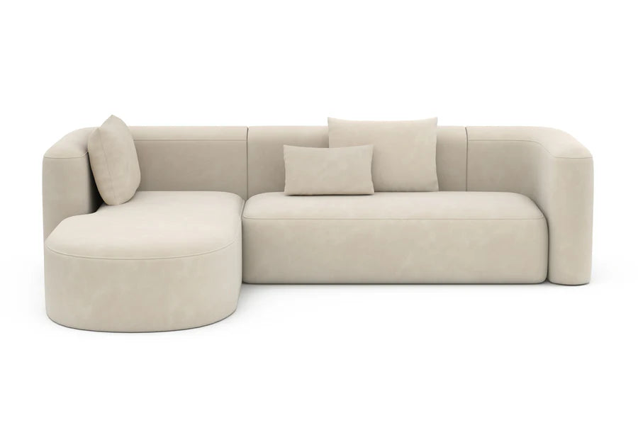 neutra sectional boucle sofa