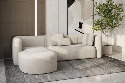 neutra sectional boucle sofa