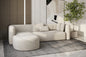 neutra sectional boucle sofa