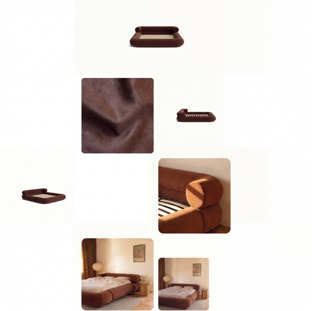 VELAR SCULPTURAL BED FRAME