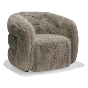 Aderente Fur Lounge Chair - DorsaAderente Fur Lounge ChairGray