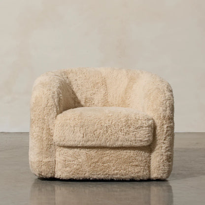 aderentè fur lounge chair