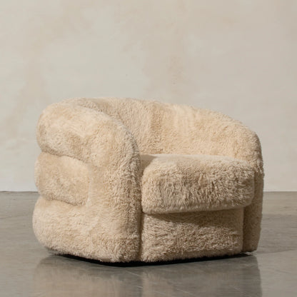 aderentè fur lounge chair