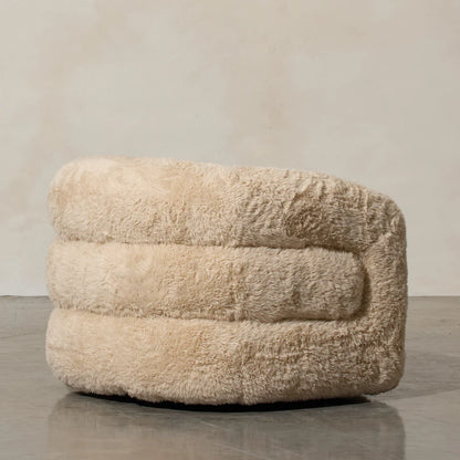 aderentè fur lounge chair