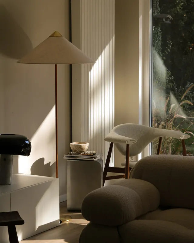 adresia matte chrome side table