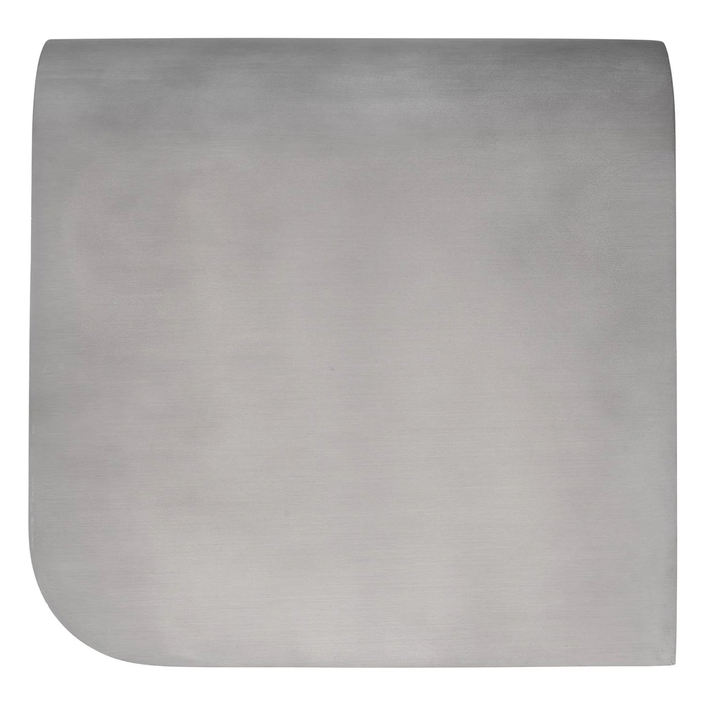 adresia matte chrome side table