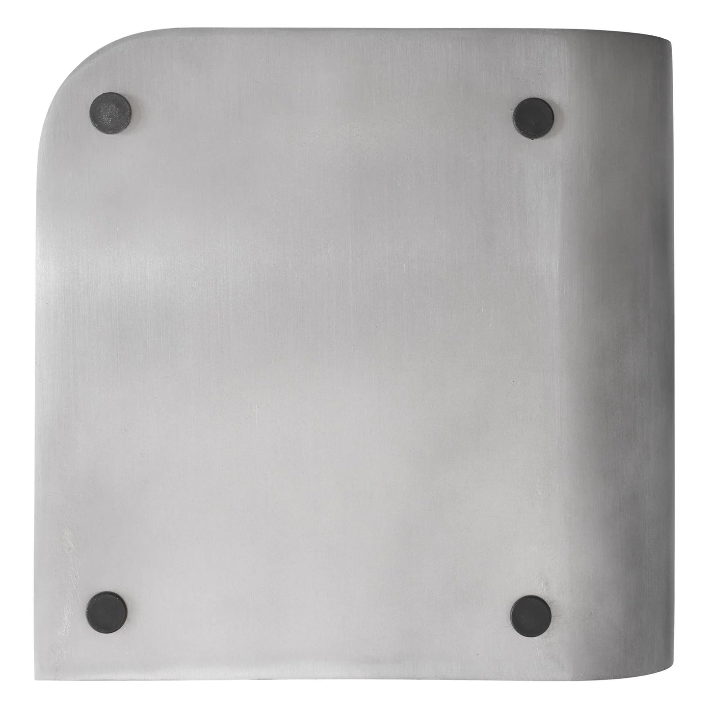adresia matte chrome side table