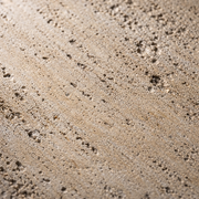 Alessio Travertine Side Table