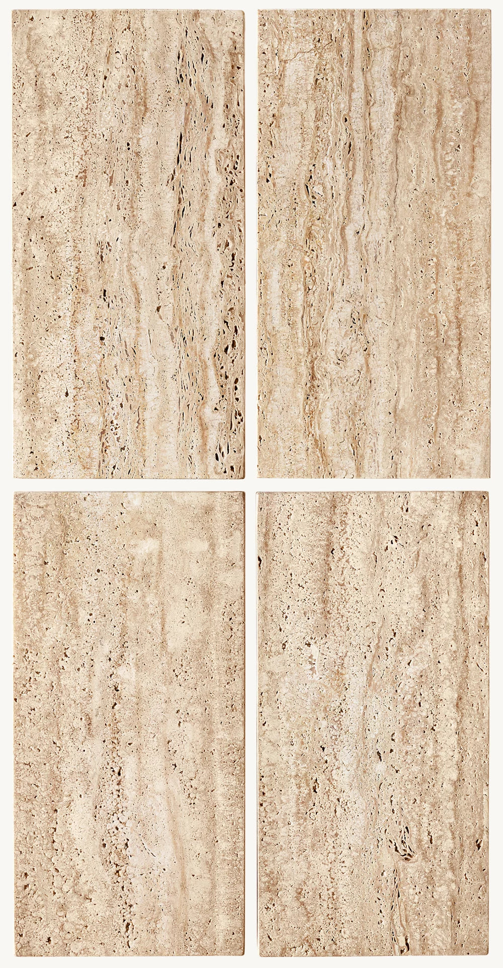 alessio travertine side table