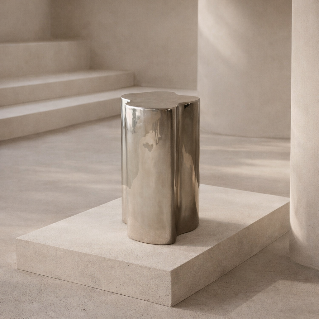 Arpione Chrome Side Table
