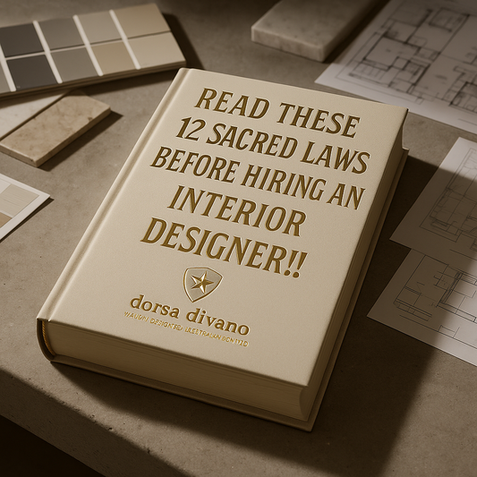read these 12 sacred laws before hiring an interior designer!!