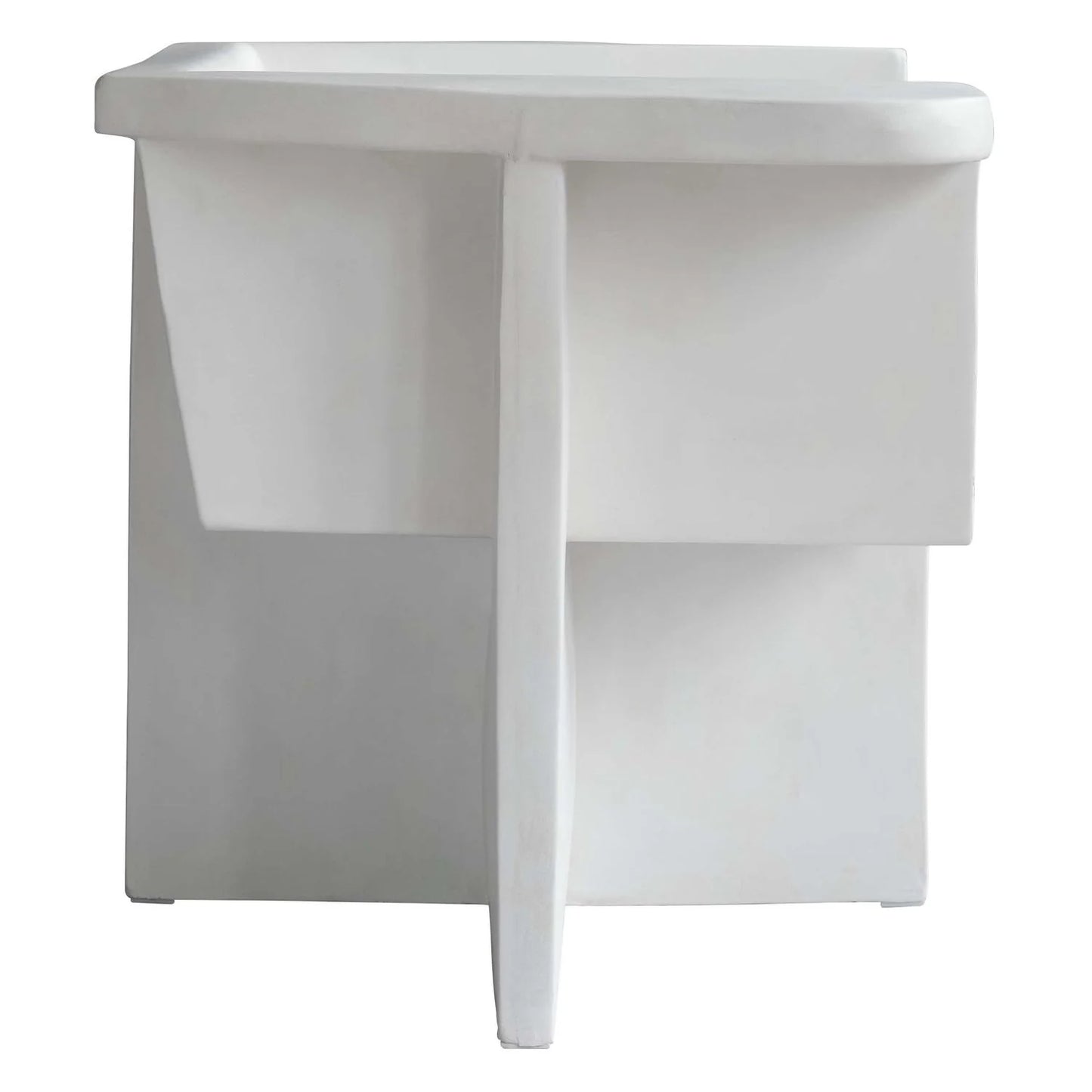 brutalità minimalist lounge chair