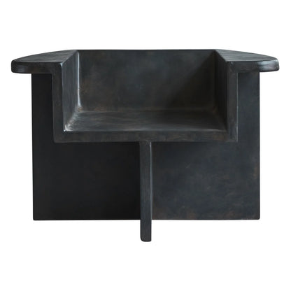 brutalità minimalist lounge chair