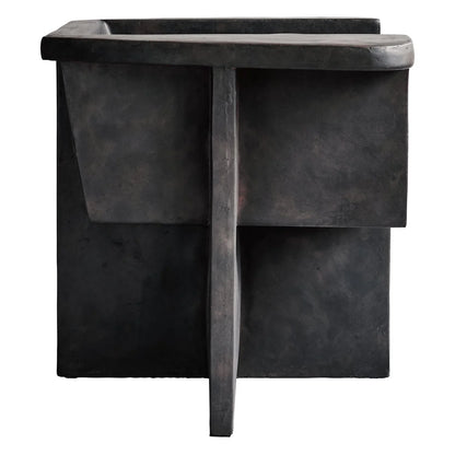 brutalità minimalist lounge chair