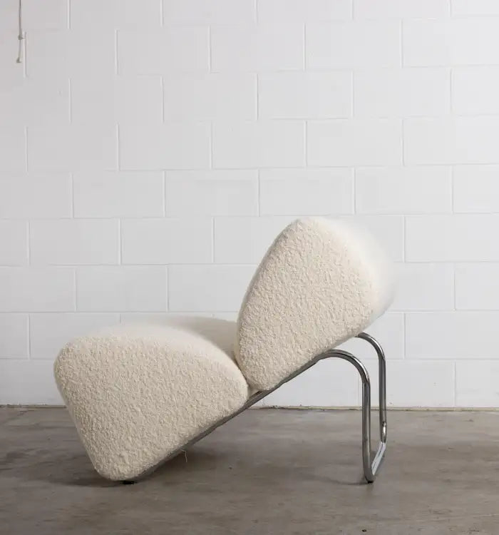 di moda boucle module lounge and ottoman