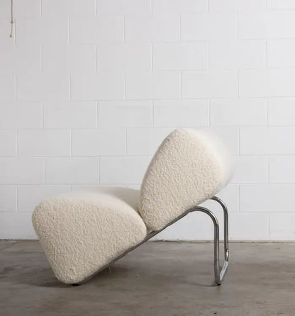 di moda boucle module lounge and ottoman