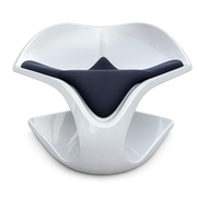 Front product view of the Aeroform Lounge Chair by DORSA