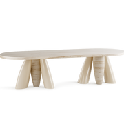 Front product view of the Column Dining Set by DORSA