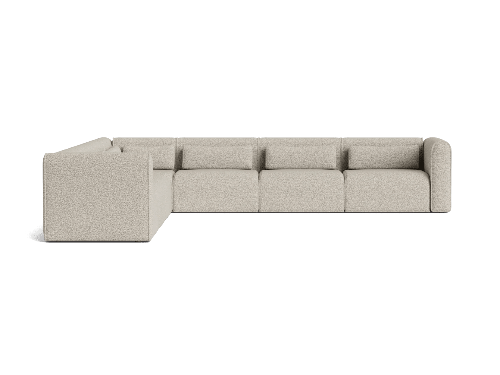 Grandiosi Boucle Sectional Sofa - DorsaGrandiosi Boucle Sectional Sofa