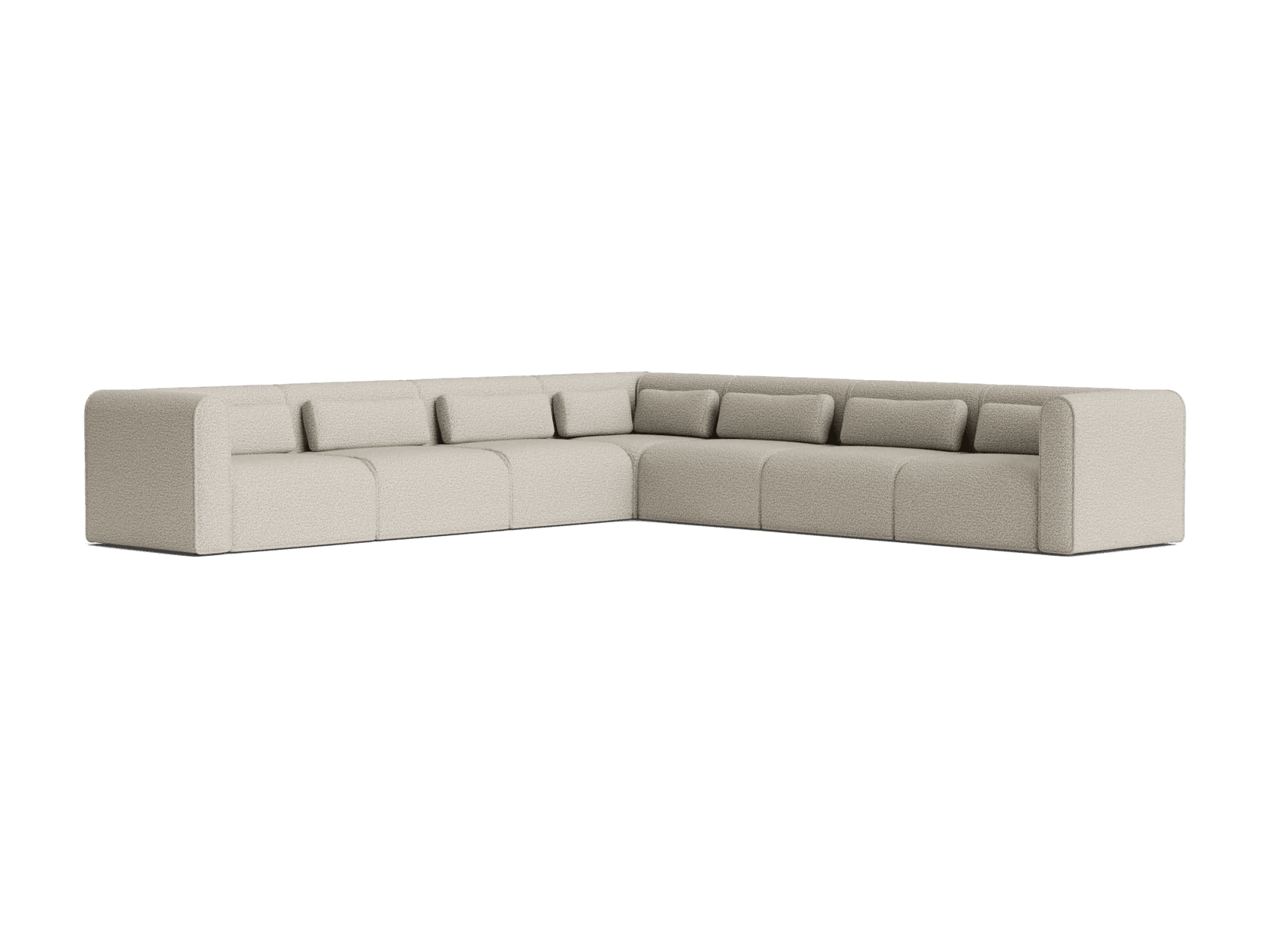 Grandiosi Boucle Sectional Sofa - DorsaGrandiosi Boucle Sectional Sofa