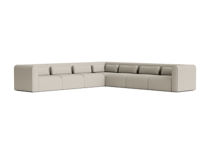 Grandiosi Boucle Sectional Sofa - DorsaGrandiosi Boucle Sectional Sofa