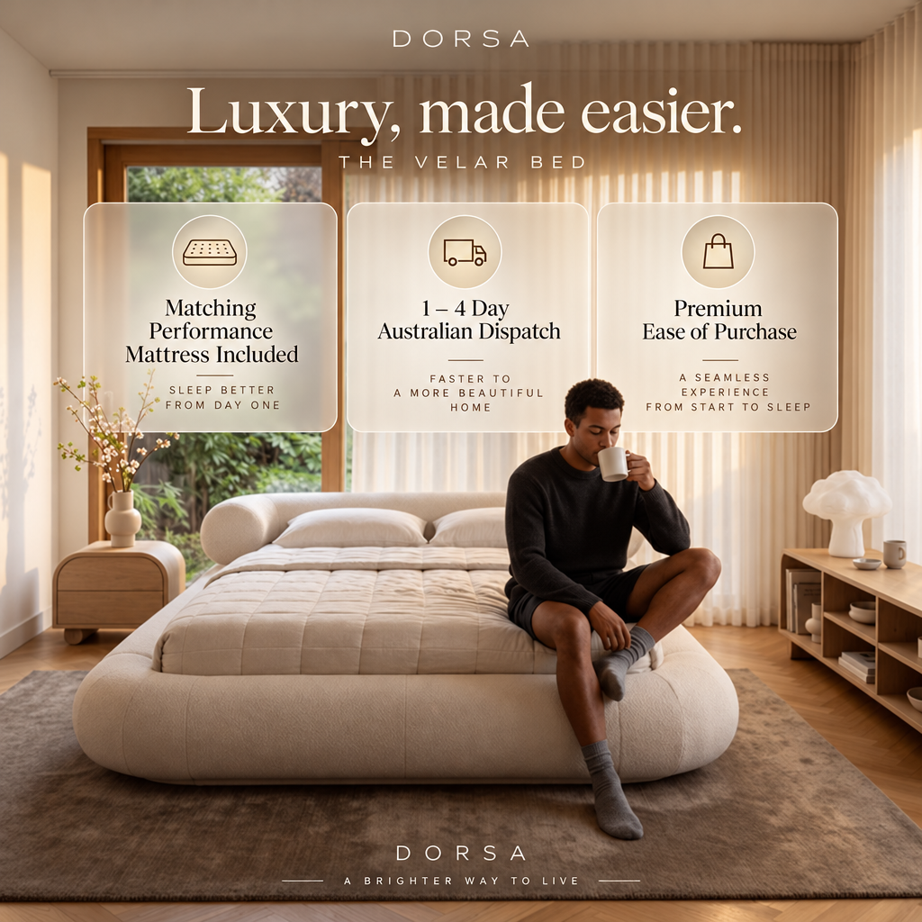 VELAR SCULPTURAL BED FRAME