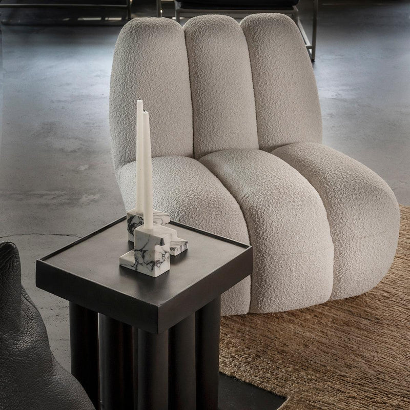 mano boucle lounge chair