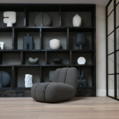 mano boucle lounge chair
