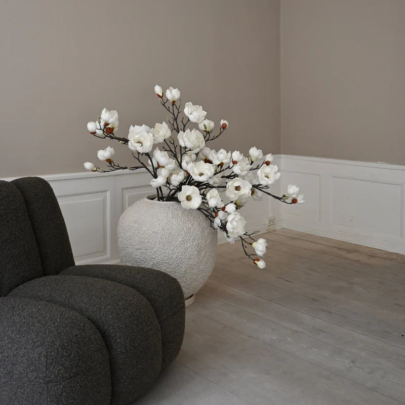 mano boucle lounge chair