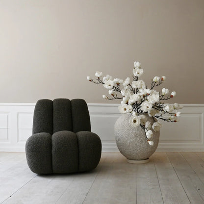 mano boucle lounge chair