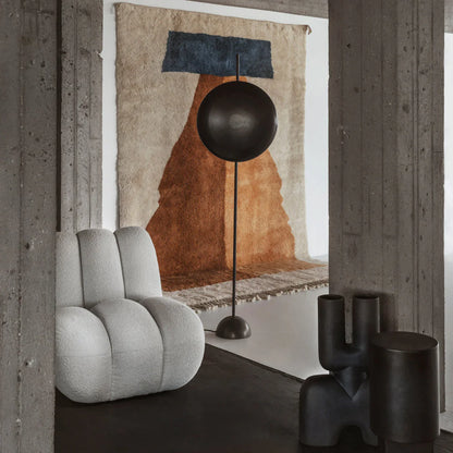 mano boucle lounge chair