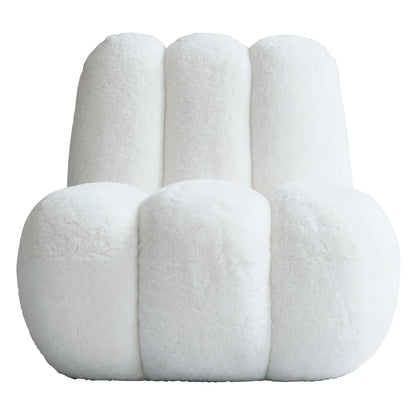 mano boucle lounge chair
