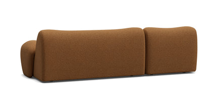 nonno sectional boucle sofa